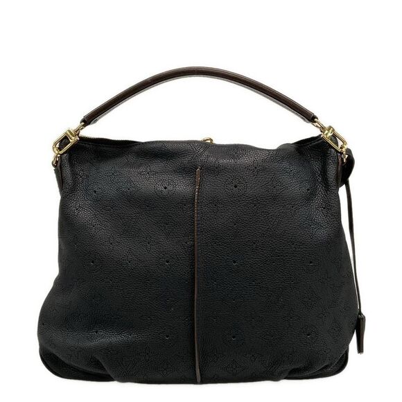 Louis Vuitton Handbag Mahina Selene PM M94035 Noir Black Leather - Picture 3 of 15